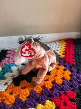 Ty Retired Oats the Horse Beanie Baby with Original tags and ERRORS